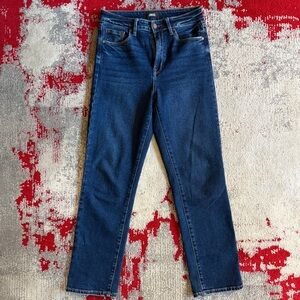Just Black Denim Dark Blue Women Straight Leg Jeans